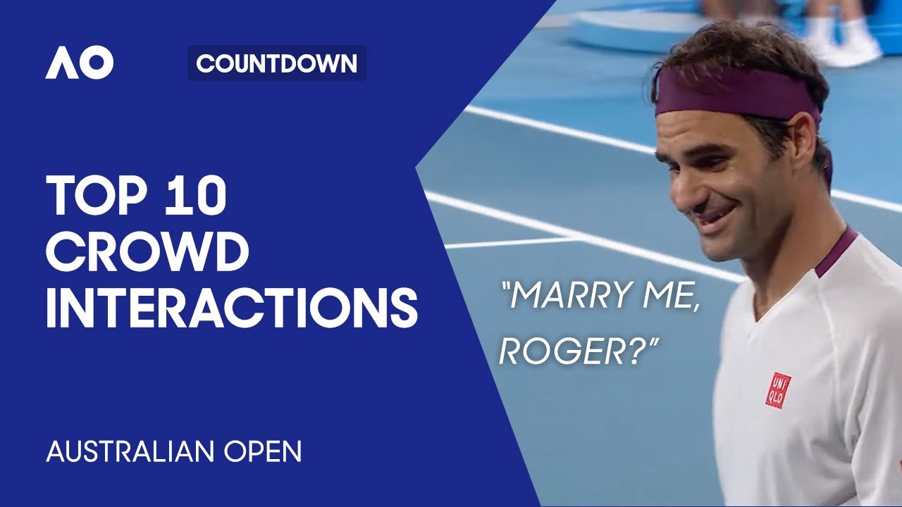 Top 10 Best Crowd Interactions! | Australian Open