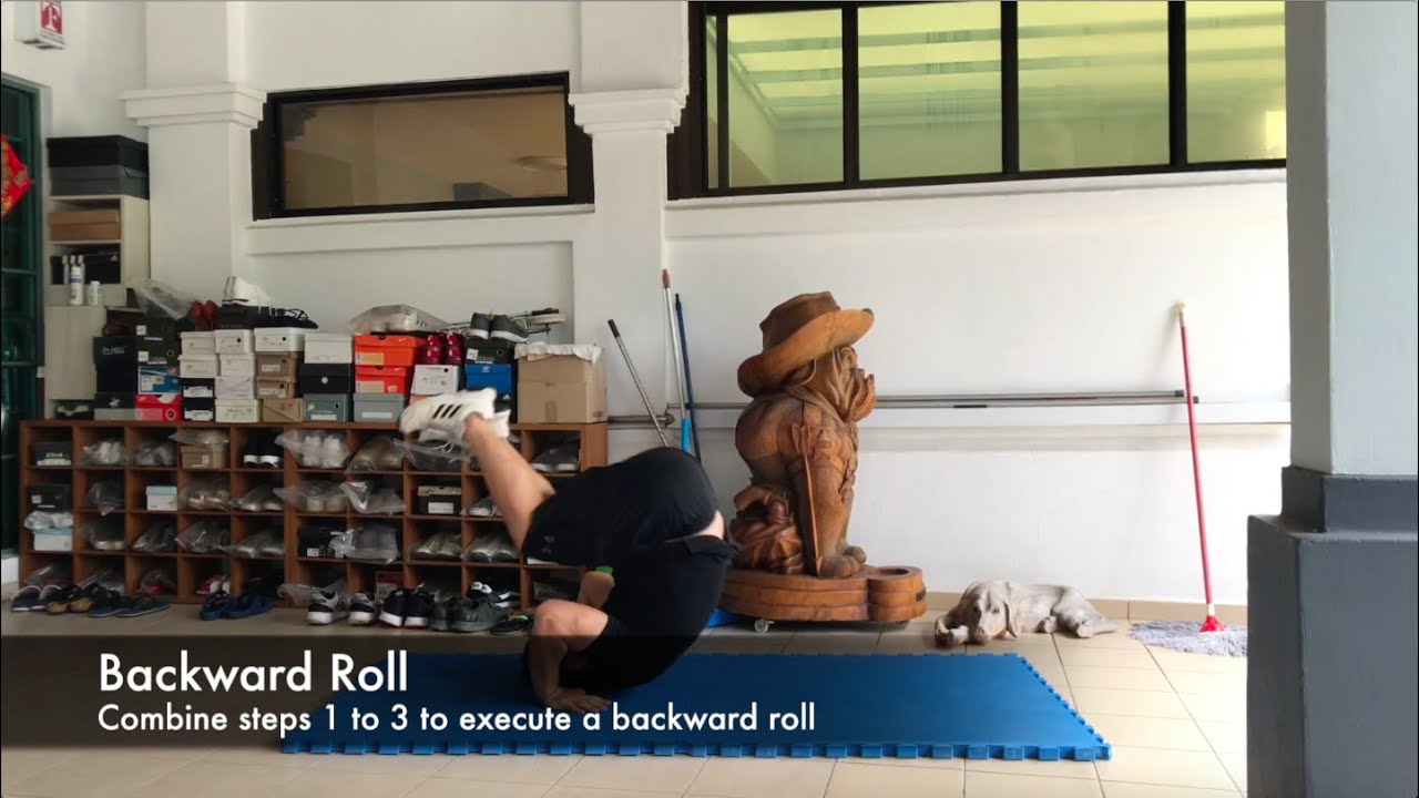 3 EASY STEPS BACKWARD ROLL TUTORIAL