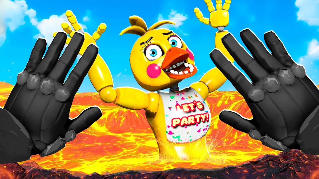 Throwing FNAF Movie Animatronics INTO A VOLCANO! in Bonelab VR