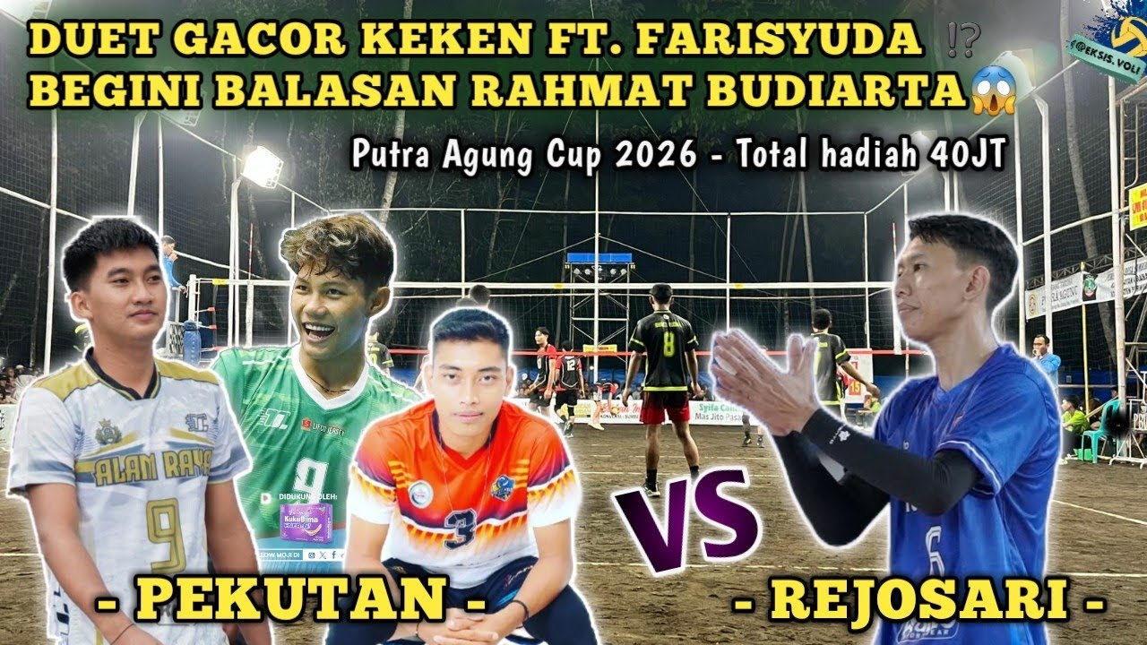 Wow😱 DUET GACOR Keken ft. Farisyuda‼️Begini bAlasan Rahmat Budiarta 🤯 #eksisvoli #volleyball 