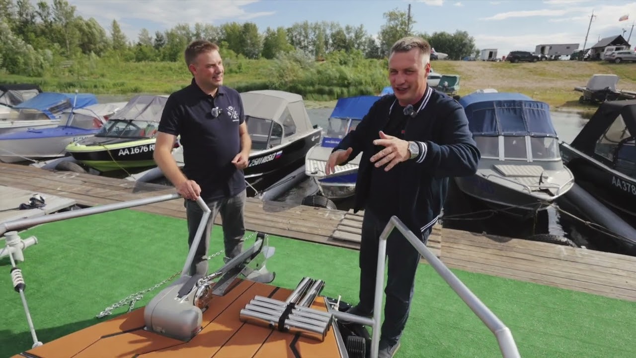 SWIFT CHASER 800 на 500 Л.С. обзор с ведущим ТВ Юрием Котовым