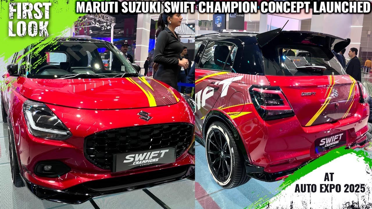 2025 Maruti Suzuki Swift Champion Concept Launched At Bharat Mobility Expo 2025 - Full Exterior