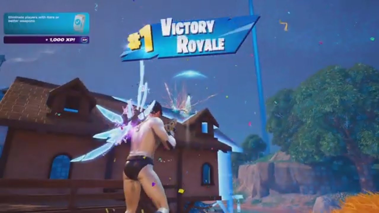 I GOT A VICTORY!!! - Fortnite Blitz Royale