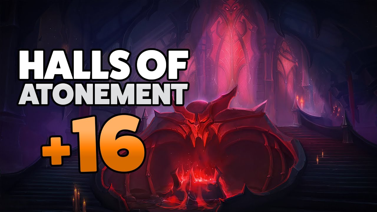 Halls of Atonement +16 (Mythic+) [Dark Ranger BM Hunter]