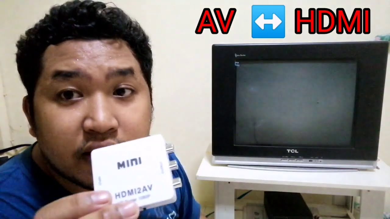 เปลี่ยน​HDMI เป็นAV  TV เก่าก็ดูYOUTUBEได้​แปลงhdmi เป็น​AV​ ตัวแปลงhdmiเป็นav