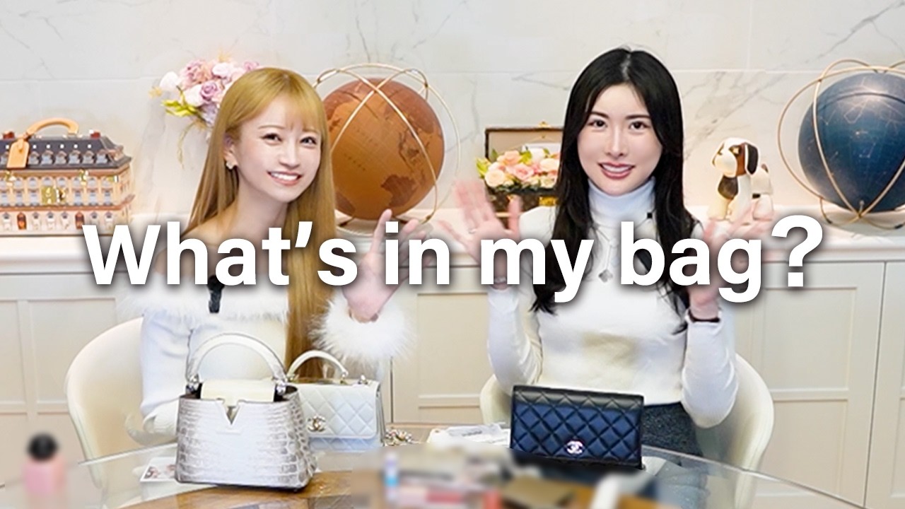 【What’s in my bag】毎日持ち歩いてる愛用品を紹介🤍