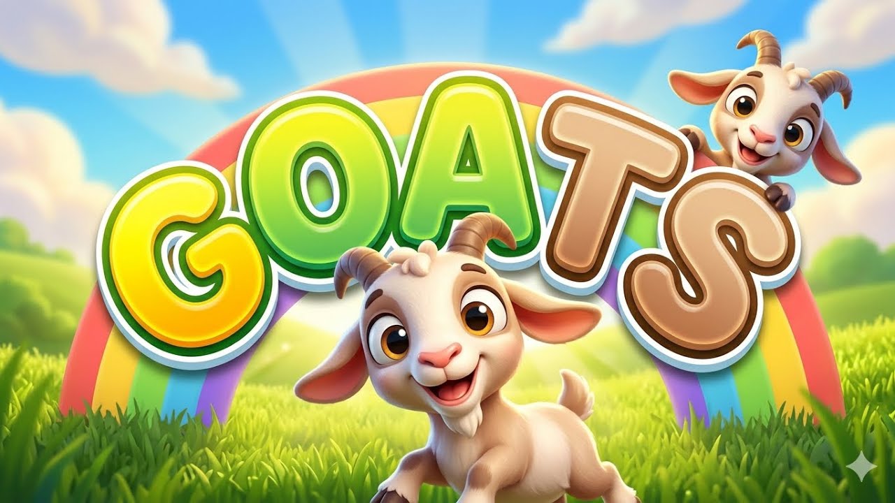 5 Fun Facts About Goats 🐐 Giddy Up with DJC Kids! Kid-Friendly Animal Adventures!