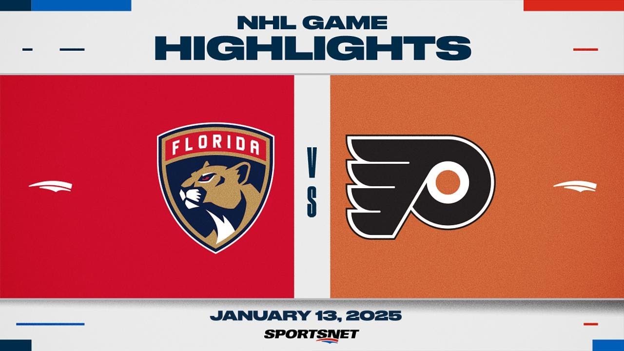 NHL Highlights | Flyers vs. Panthers - January 13, 2025
