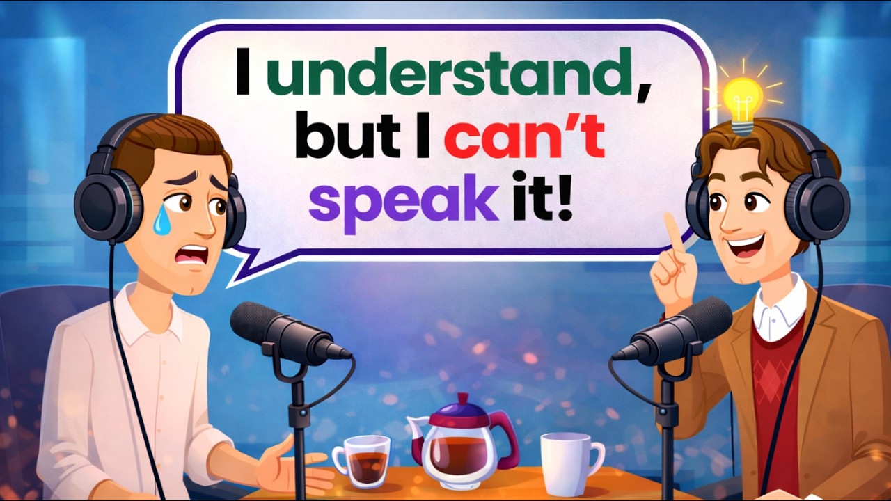 You Understand English… But You Can’t Speak? Here’s Why | Slow English Podcast