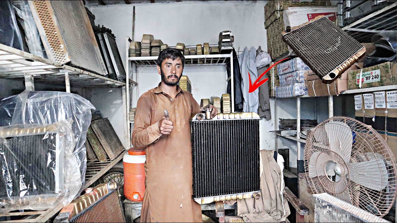 The Skilled Man Brilliantly Fixing A Car Radiator Restoration!!