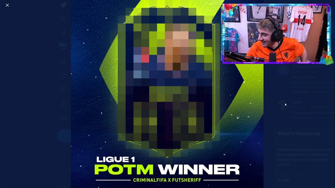 Danny Aarons reacts to LEAKED Ligue 1 POTM