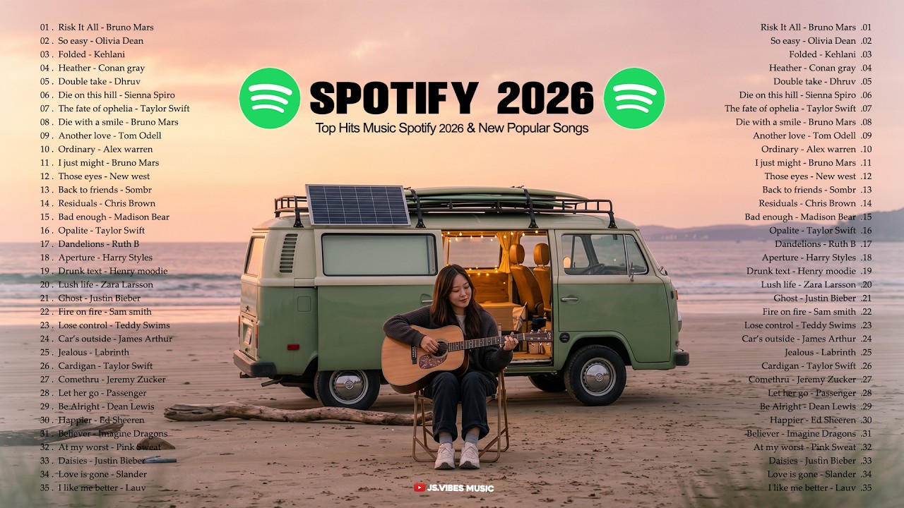🎧Best 50 Pop Hits Music Spotify 2026 || New Popular English Songs Playlist -- Top Viral Songs 2026
