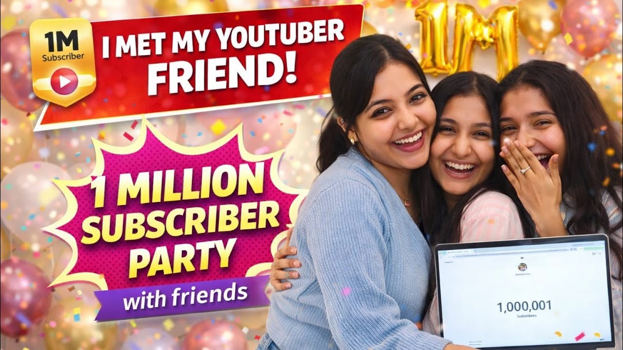Meet My YouTuber Friend | 1M Subscriber ❤️✨ | Meeting My Bestie After History! @Diptivlogs-19dh 