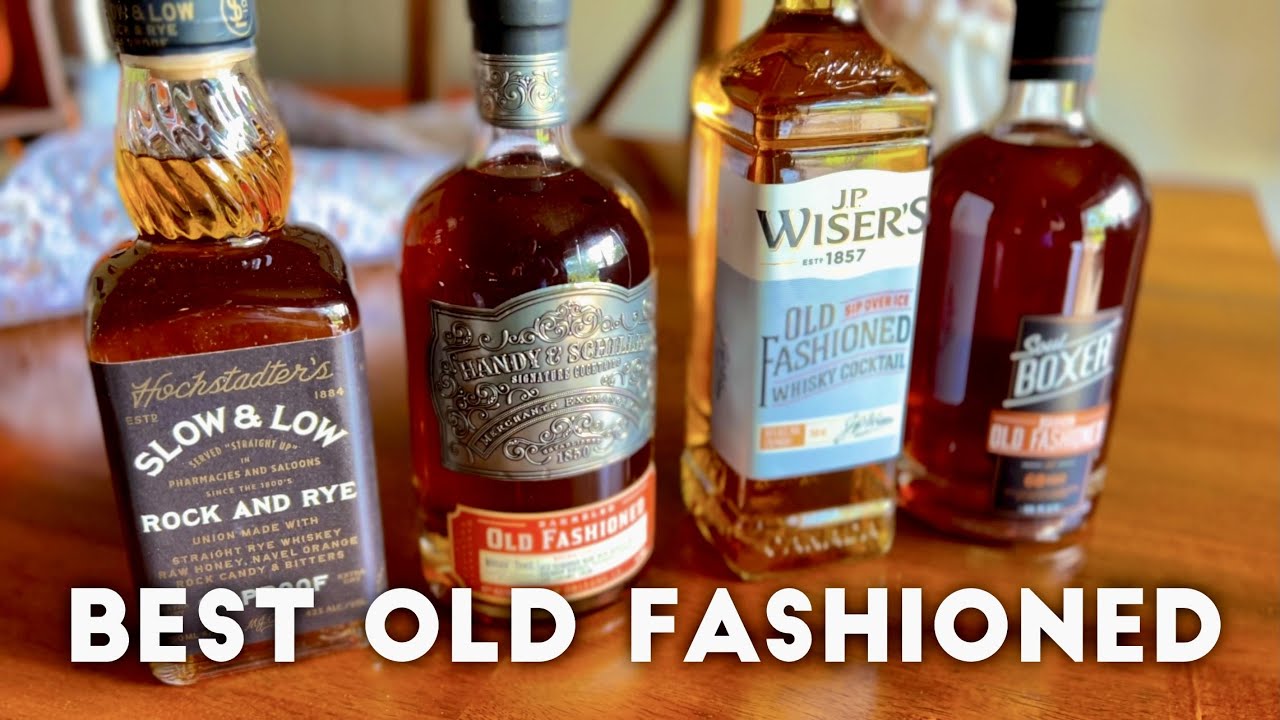 Comparing Best Pre-Mixed Old Fashioned