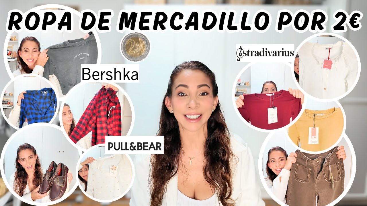ROPA en el MERCADILLO POR 2&euro; 🙀| Pull and Bear | Bershka | Stradivarius