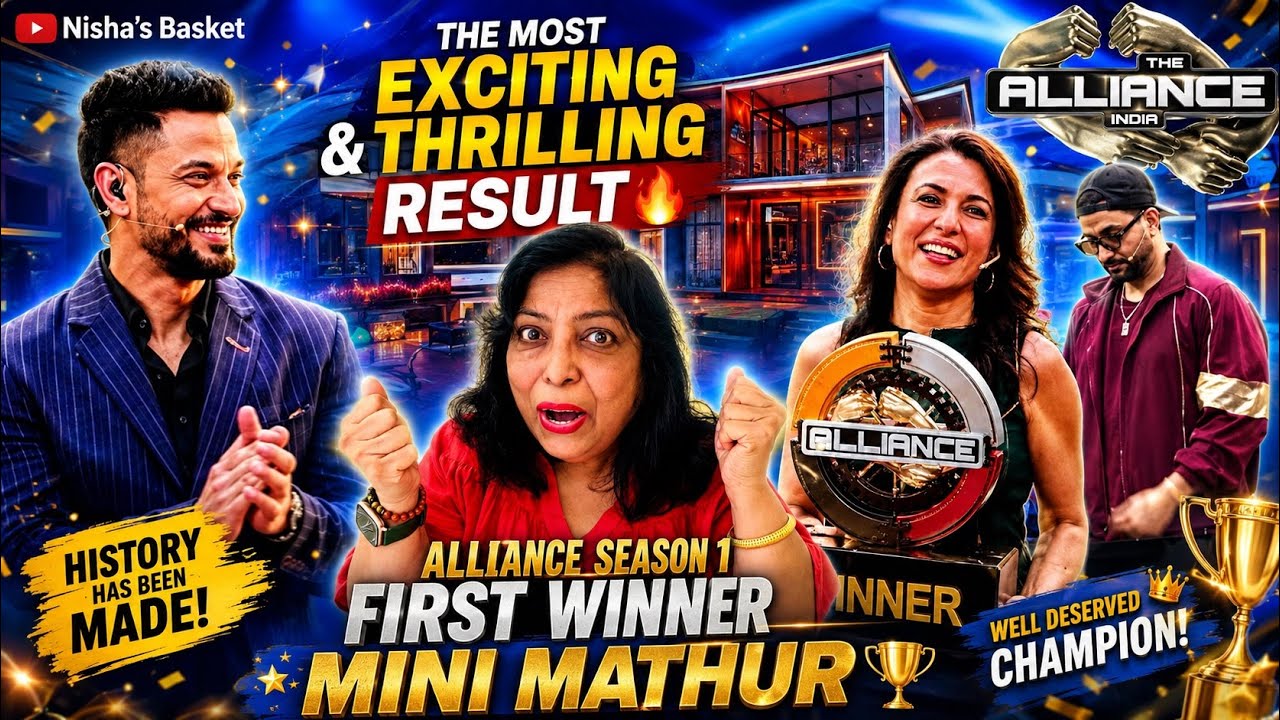 Alliance show, Mini Mathur wins the show,alliance season 1 winner mini,Nishasbasket