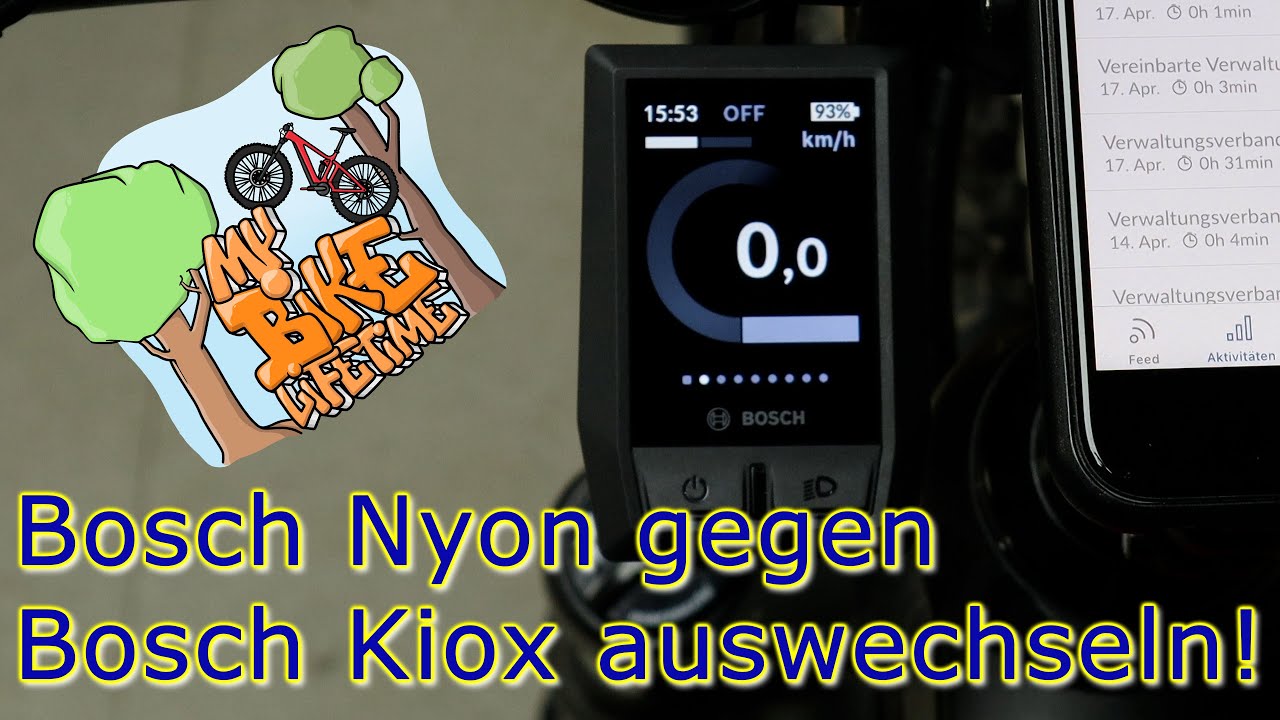 Bosch Nyon gegen Kiox auswechseln