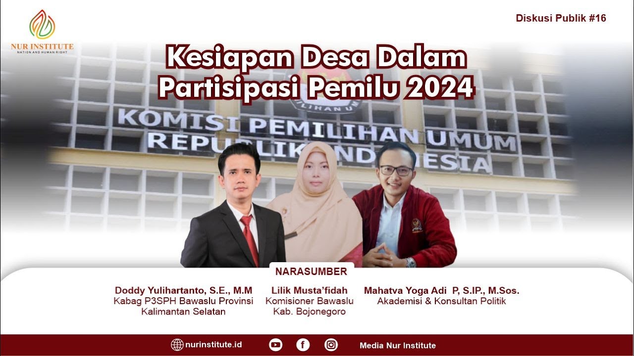 Diskusi Publik #16 Nur Institute 