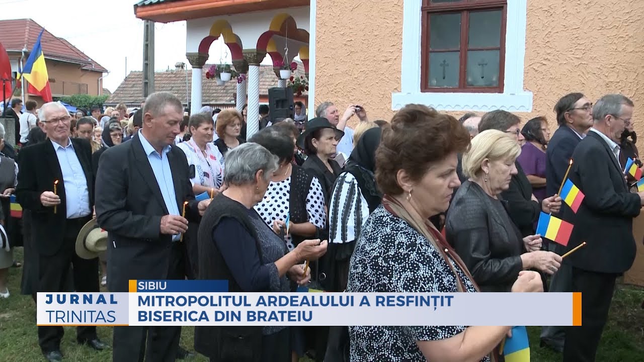 Mitropolitul Ardealului a resfințit biserica din Brateiu