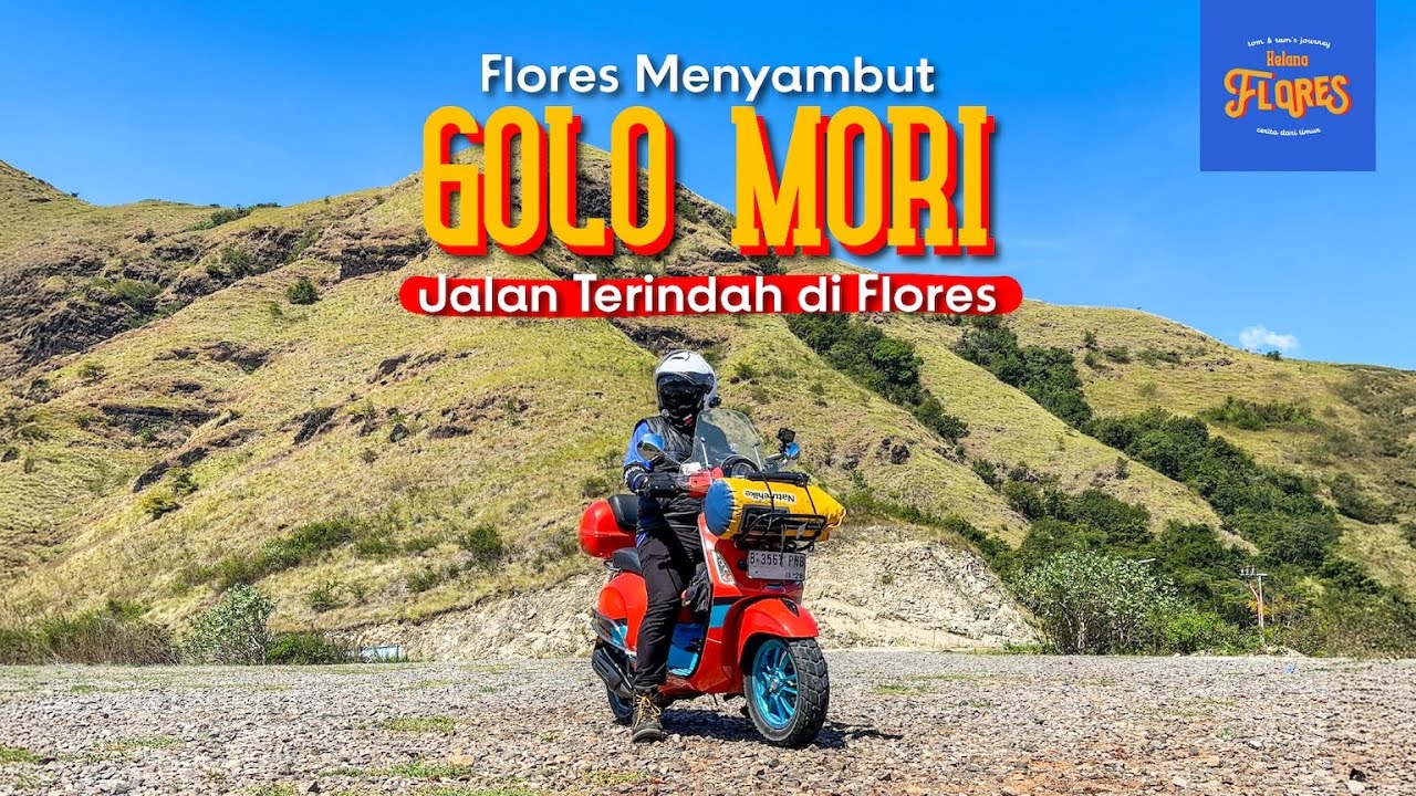 Roadtrip di Flores Lewat Jalan Paling Indah! Naik Vespa Matic ke Golo Mori & Bukit Sylvia  [4/10]