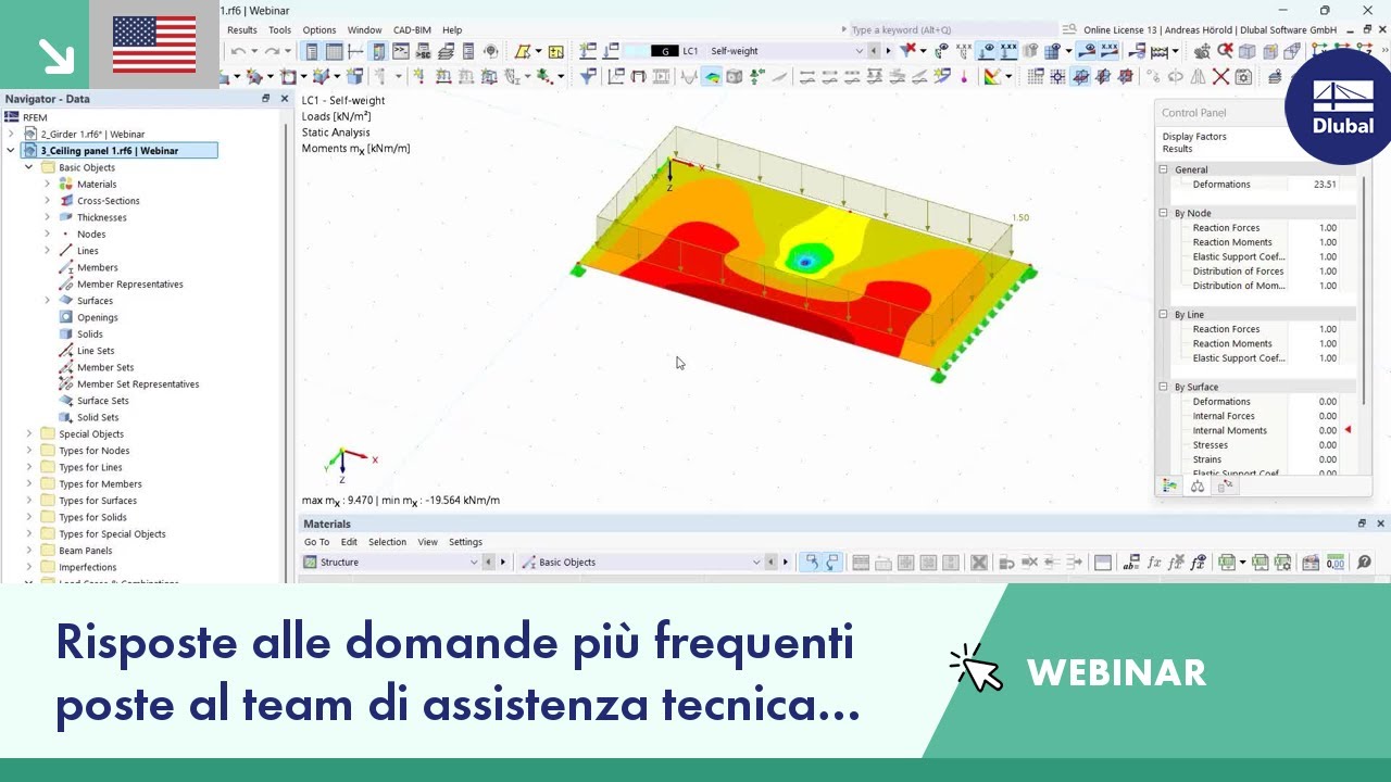 [EN] Webinar | Risposte alle domande più frequenti poste al team di assistenza tecnica di Dlubal ...