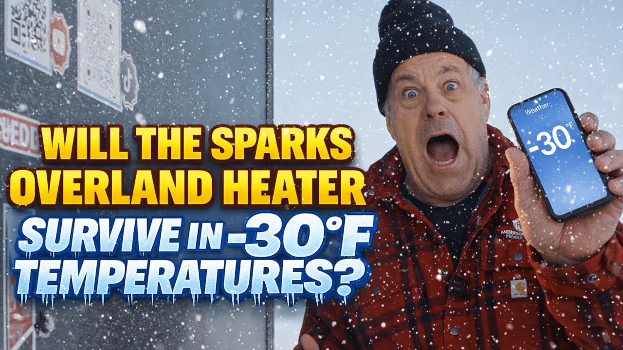 Diesel Heater vs. Minnesota Winter: Testing the Sparks Overlander at -30°F
