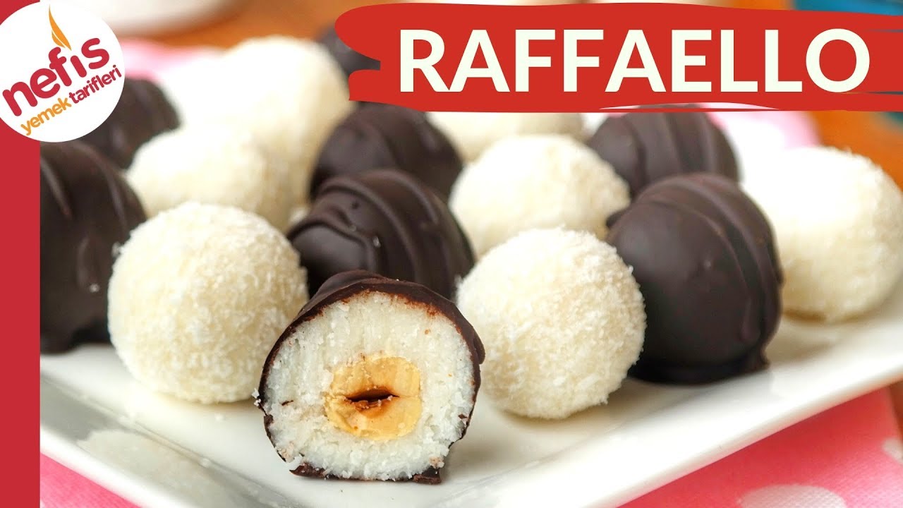 İŞTE BU KADAR KOLAY ✅ RAFFAELLO TARİFİ 👍🏻 LEZZETİ ÇOK ZAHMETİ YOK