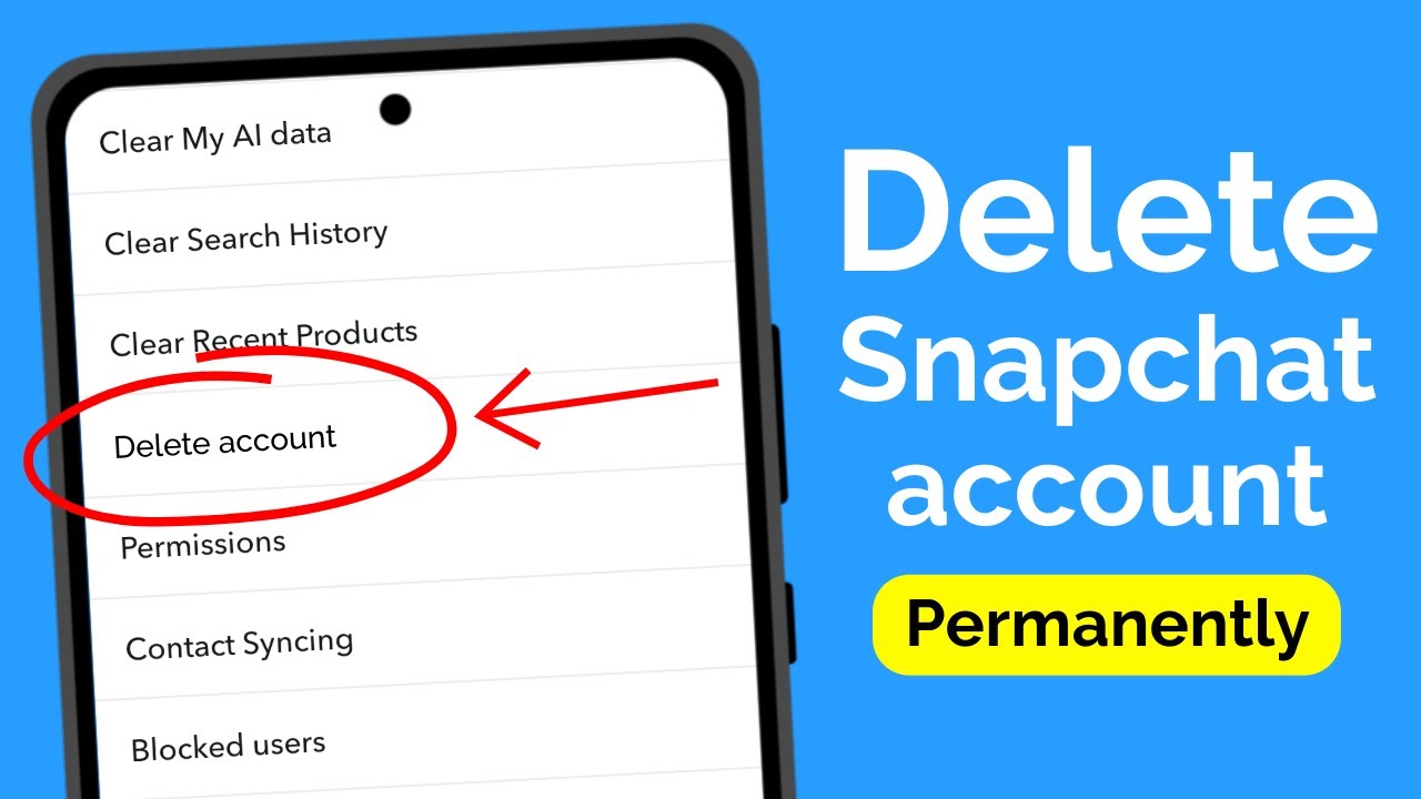 Как удалить аккаунт Snapchat (навсегда)
