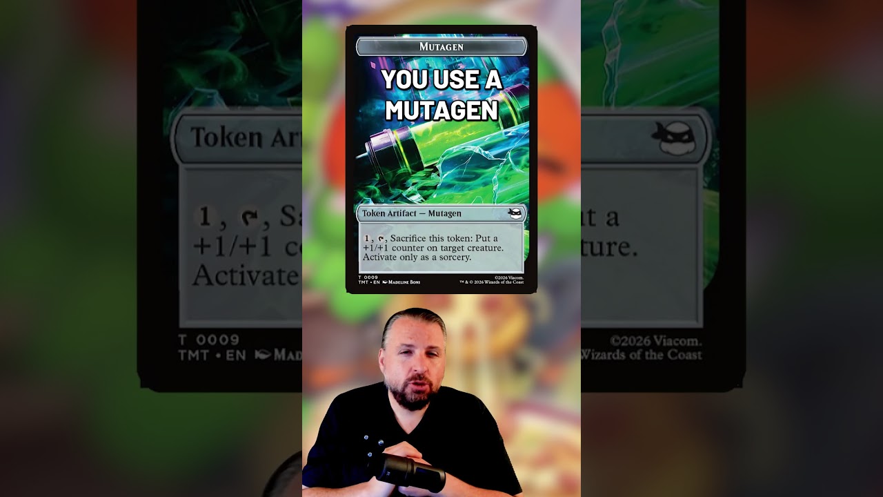 Как использовать жетоны мутагена в MTG x Teenage Mutant Ninja Turtles