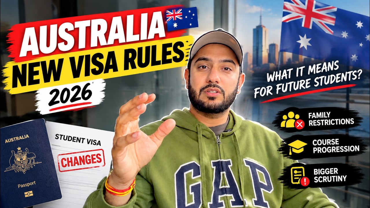 AUSTRALIA JUST CHANGED STUDENT VISA RULES 🇦🇺 | NEW IMMIGRATION CHANGES 2026