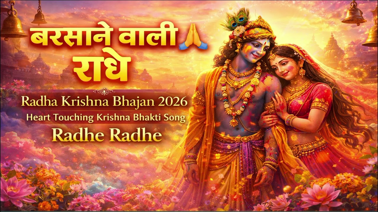 बरसाने वाली राधे 🙏 Radha Krishna Bhajan 2026 | Heart Touching Krishna Bhakti Song | Radhe Radhe