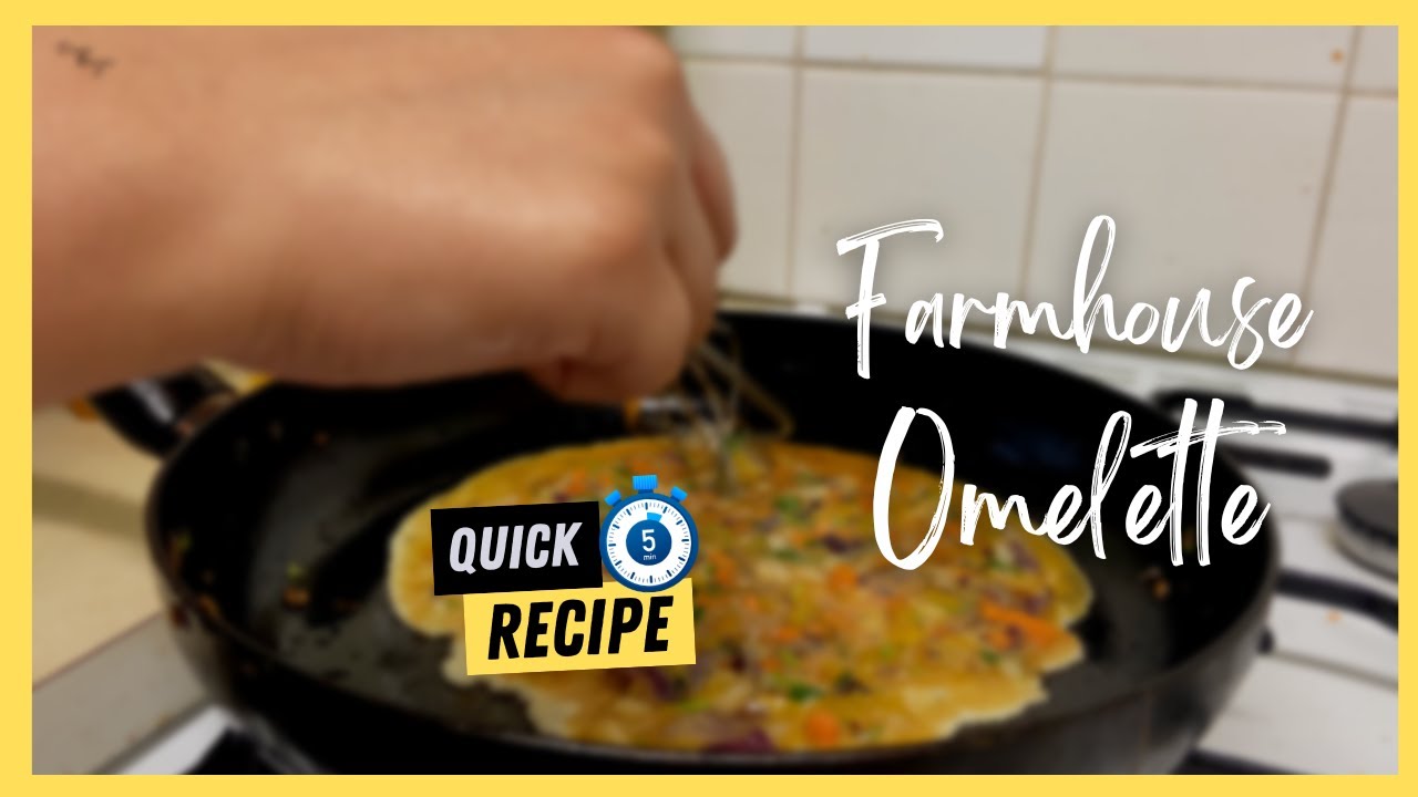 Farm House Omelette Recipe in 5 minutes