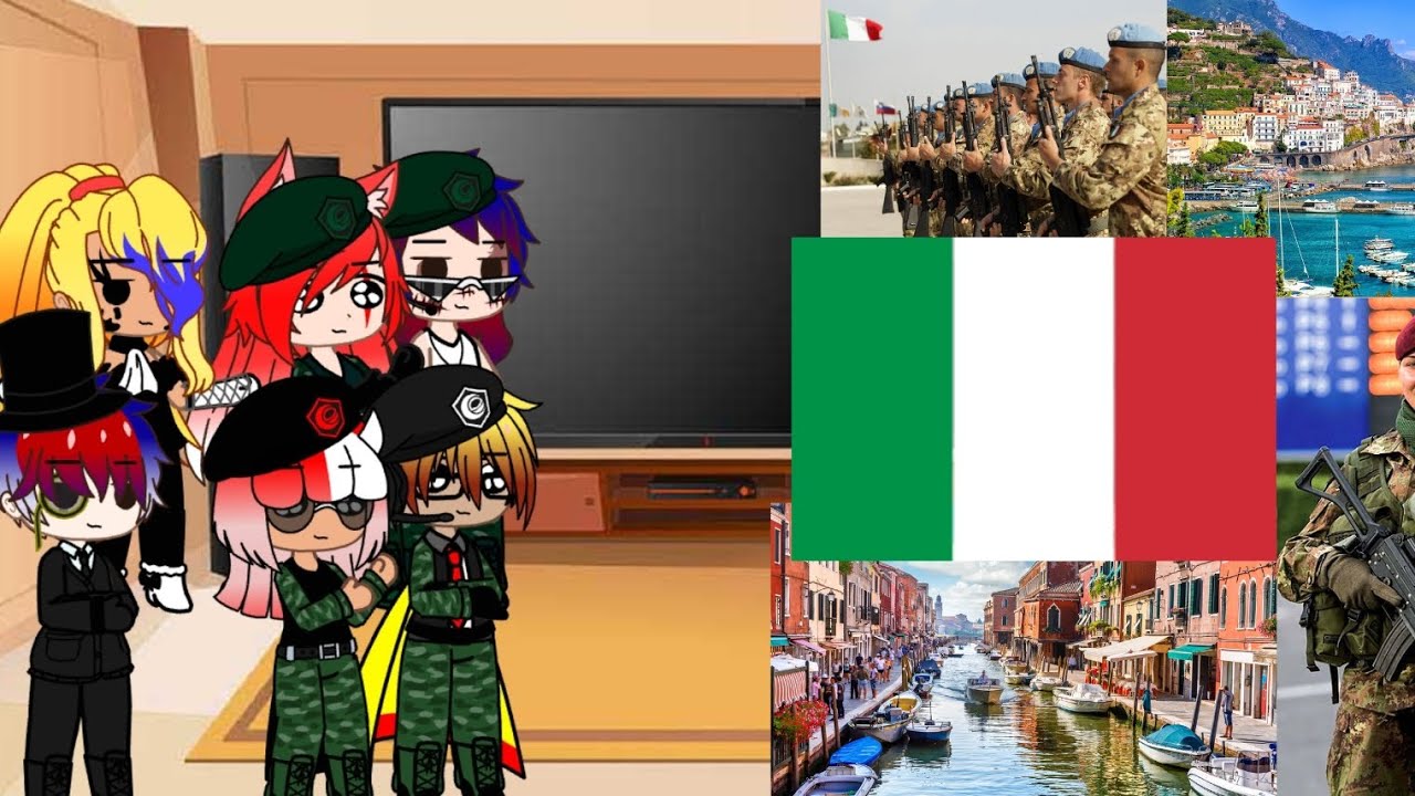 countryhumans react to Italy 🇮🇹