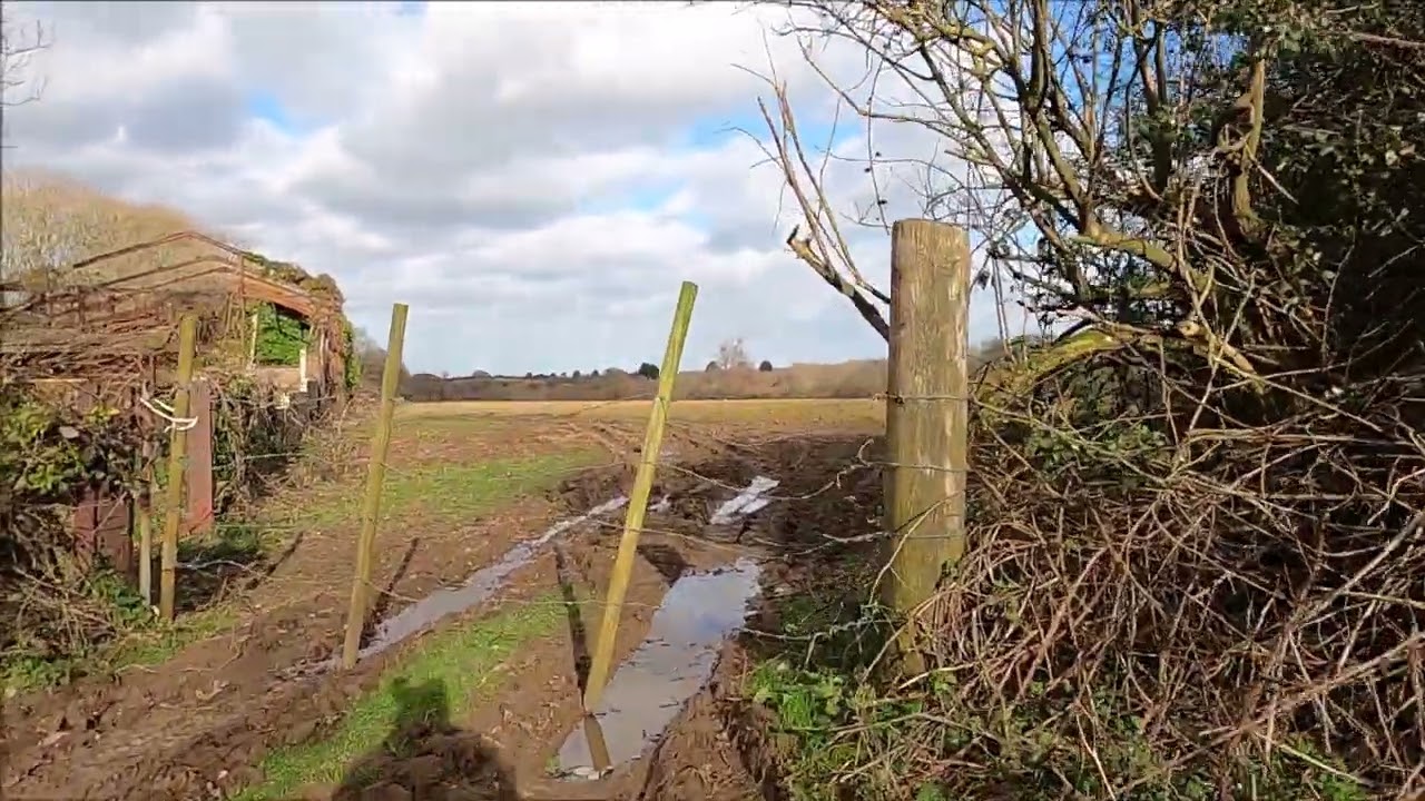 Virtual Walk - Ninham Farm To Lower Hyde Holiday Park - Shanklin, Isle Of Wight - February 2022 #iow