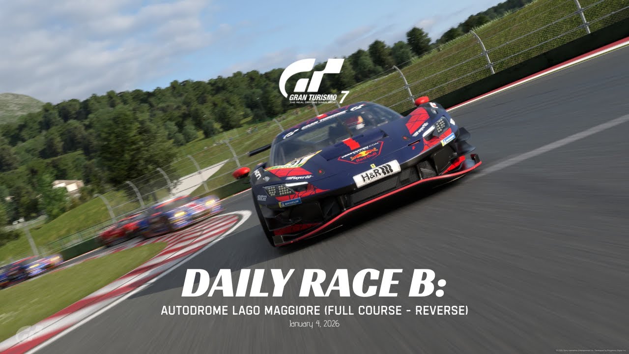 [Gran Turismo 7] Sport Mode: Daily Race B January 4, 2026