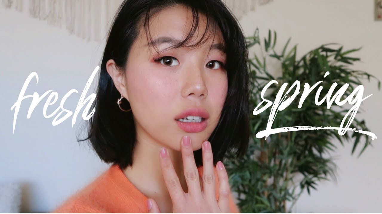 Fresh Rosy Spring Makeup GRWM