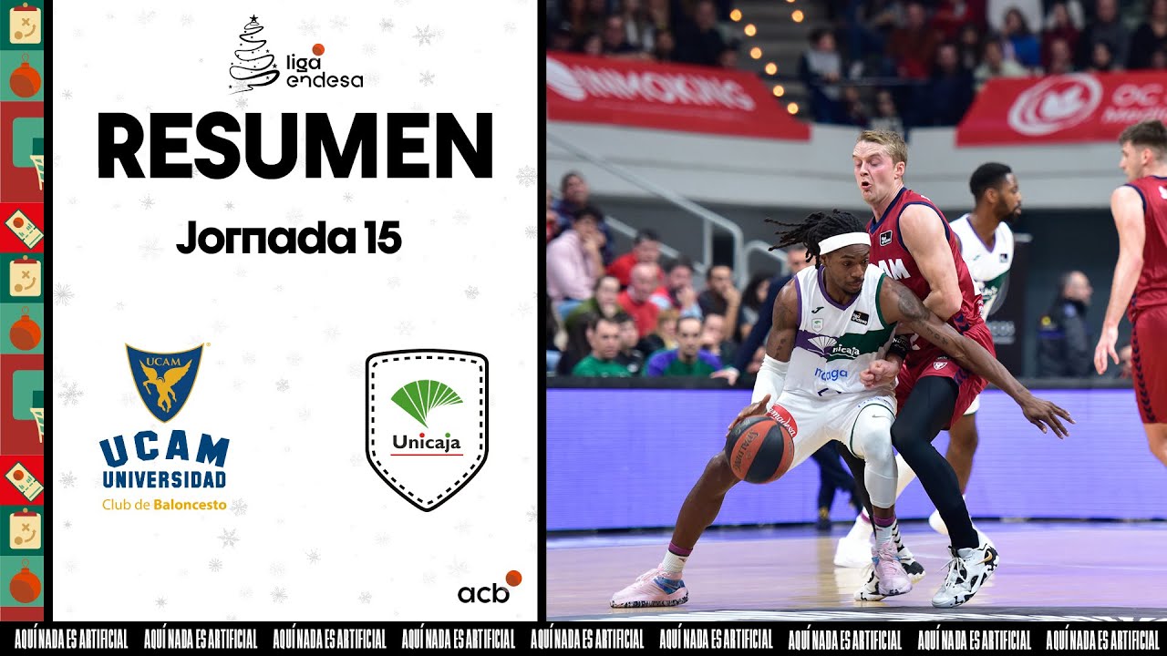 UCAM Murcia - Unicaja (65-88) RESUMEN | Liga Endesa 2023-24