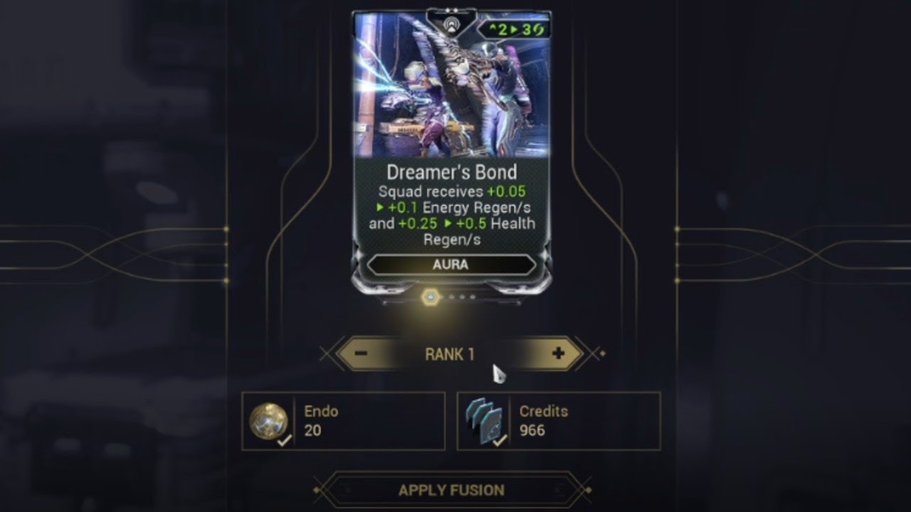 Warframe - Upgrade Dreamer's Bond Mod (Venus Junction)