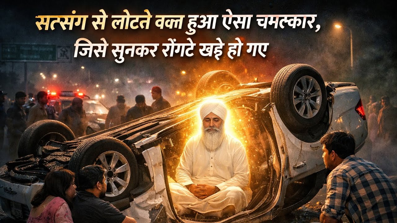 सत्संग से लौटते वक्त हुआ ऐसा चमत्कार, जिसे सुनकर रोंगटे खड़े हो गए। Radha Soami sakhi #radhasoami