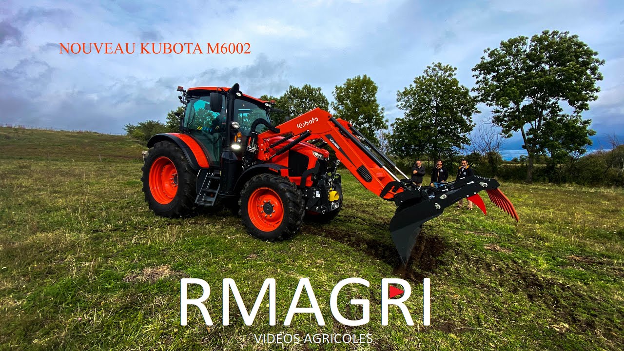 PRESENTATION DU NOUVEAU KUBOTA M6002🚜