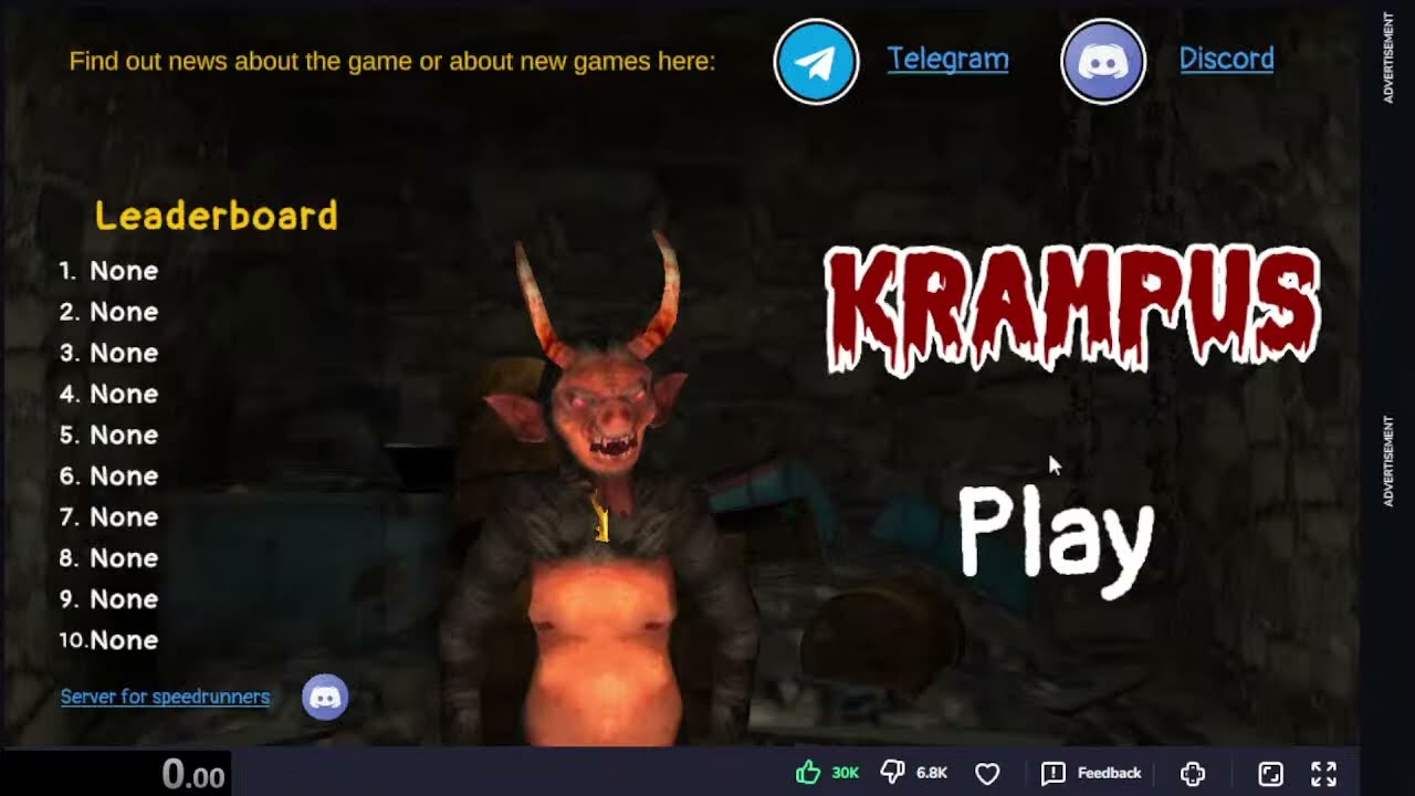 Krampus World Record Speedrun 1:08
