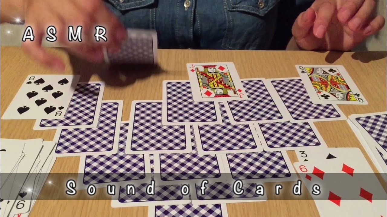 【音フェチ】トランプの音 Sound  of Cards【ASMR】#80