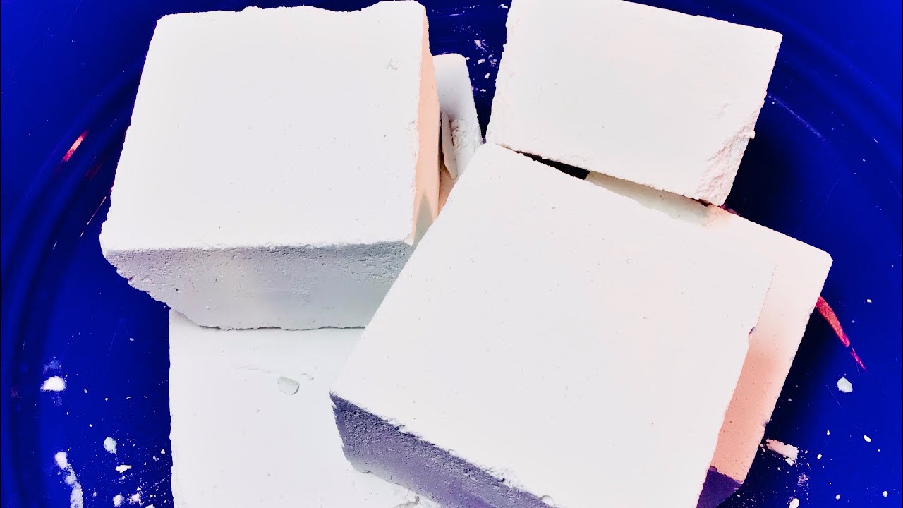 Baby Powder As Gym Chalk Reforms?| So Satisfying| Gym Chalk Blocks| ASMR