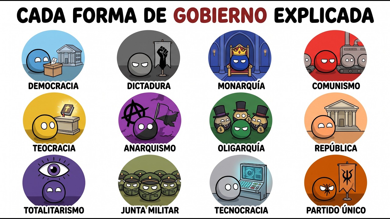 Cada Forma de Gobierno Explicada en 15 Minutos