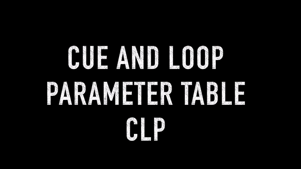 Assign colors to Cues & Loops by their names: Cue Loop Parameters (CLP)