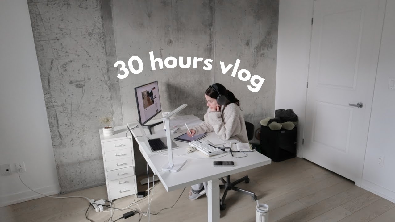 30 hours study vlog bc I need to catch up on a month of uni