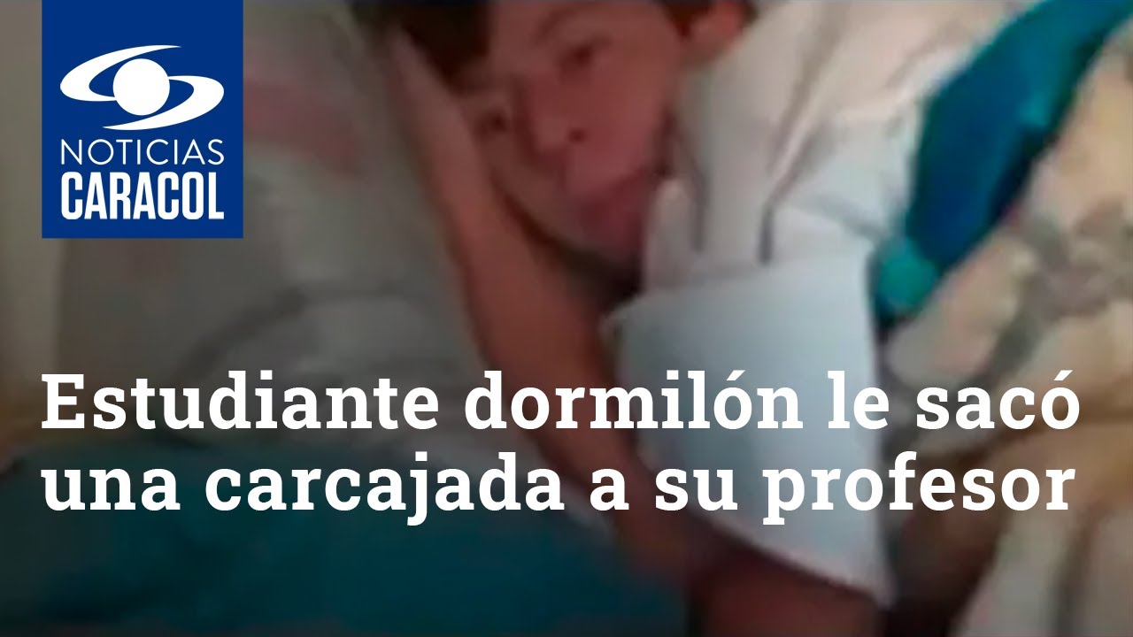 ¡Pero Sebastián!: en vez de un regaño, este estudiante dormilón le sacó una carcajada a su profesor