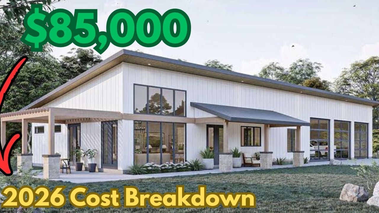 Single Slope Barndominium: The CHEAPEST Way To Build Your Dream Home in 2026 (Full Cost Breakdown)