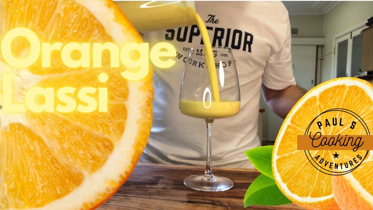 How to make easy and delicious Orange Lassi recipe