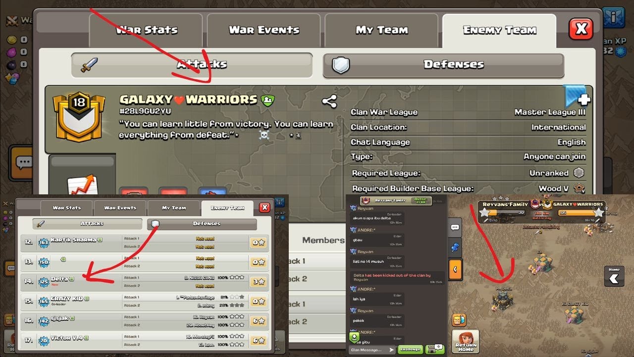 jadi,,,cara clan ini menang adalah dengan memata matai lawannya